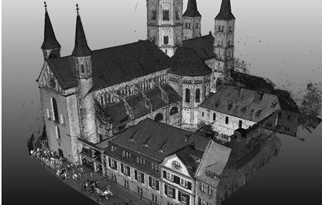 Bonner Münster: Punktwolke