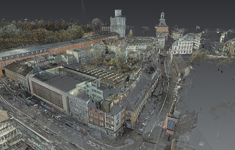 Viktoriakarree, Bonn: 3D-Laserscanning für Quartiersentwicklung